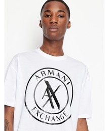 ARMANI EXCHANGE | 【A|X アルマーニ エクスチェンジ】サークルAXロゴ　半袖クルーネックTシャツ/COMFORT(Tシャツ/カットソー)