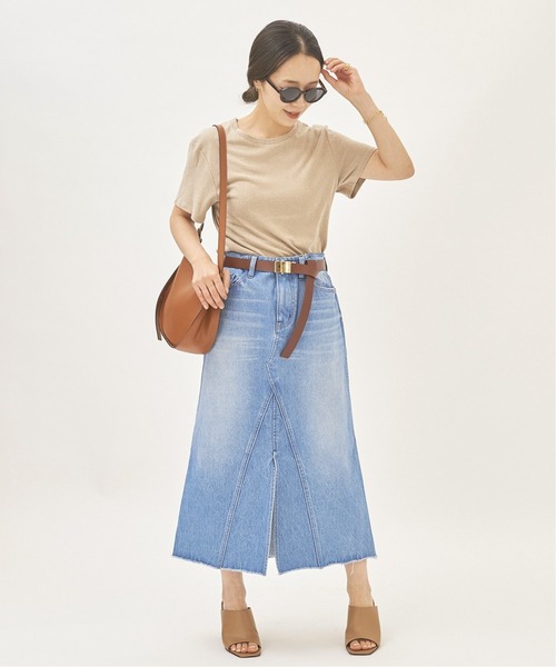 plage（プラージュ）の「【Healthy denim/ヘルシーデニム】DENIM SP DNM MID スカート◆（デニムスカート・レディース・ブルー系その他・36/34/38）」の2枚目の写真