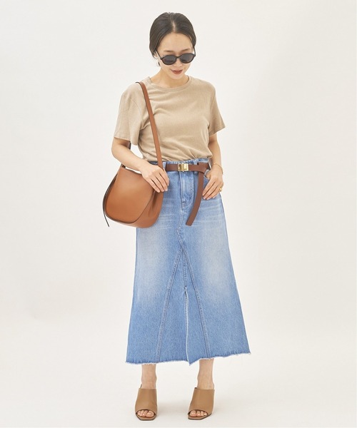 plage（プラージュ）の「【Healthy denim/ヘルシーデニム】DENIM SP DNM MID スカート◆（デニムスカート・レディース・ブルー系その他・36/34/38）」の3枚目の写真