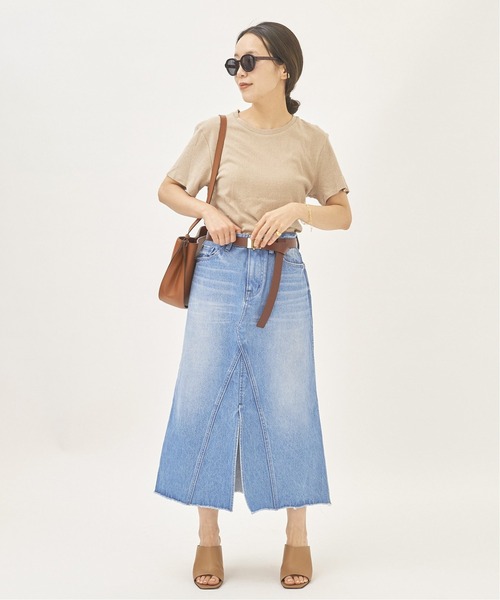 plage（プラージュ）の「【Healthy denim/ヘルシーデニム】DENIM SP DNM MID スカート◆（デニムスカート・レディース・ブルー系その他・36/34/38）」の4枚目の写真