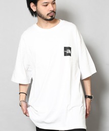 Pledge（プレッジ）の「pledge/空紡糸天竺プリントクルーネックT（Tシャツ/カットソー）」