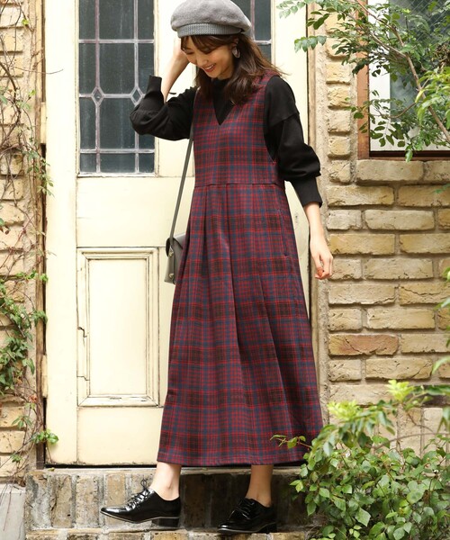 セール ブランド古着 ノースリーブワンピース ワンピース Vis ビス のファッション通販 Zozoused