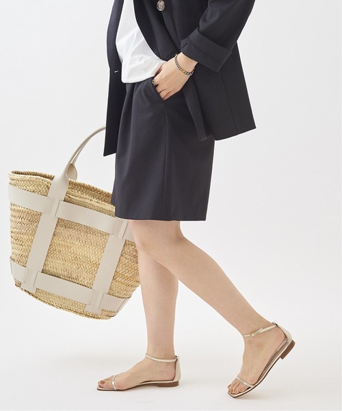 plage（プラージュ）の「Sandylinen混 Short SLAXパンツ◆（スラックス・レディース・ブラック/ウッド・36/38）」の7枚目の写真