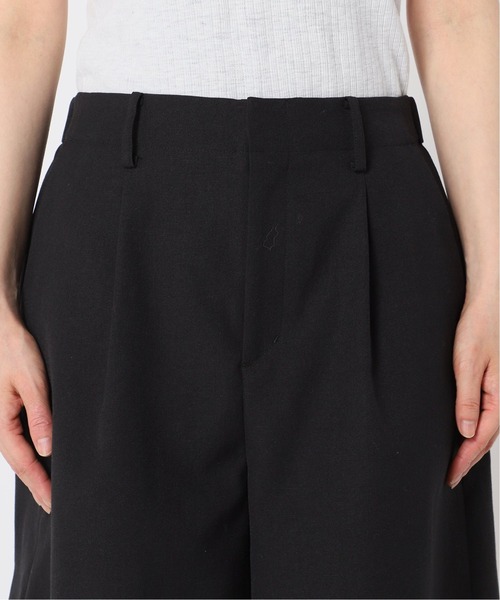 plage（プラージュ）の「Sandylinen混 Short SLAXパンツ◆（スラックス・レディース・ブラック/ウッド・36/38）」の19枚目の写真