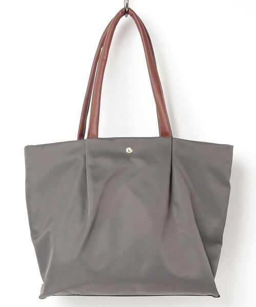 Legato Largo(レガートラルゴ)の「Legato Largo/レガートラルゴ / 肩楽(かたらく)PC収納 ナイロン トートバッグ / LH-L0001(トートバッグ・レディース・ベージュ/グレー/ブラック/ネイビー/ピンク/ライトブラウン・ONESIZE)」の15枚目の写真