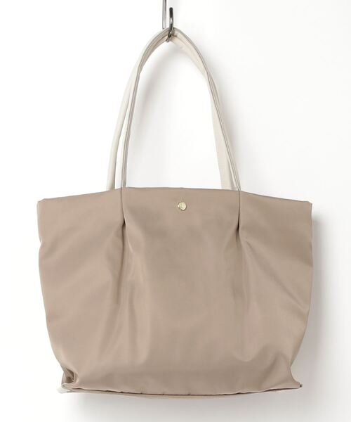 Legato Largo(レガートラルゴ)の「Legato Largo/レガートラルゴ / 肩楽(かたらく)PC収納 ナイロン トートバッグ / LH-L0001(トートバッグ・レディース・ベージュ/グレー/ブラック/ネイビー/ピンク/ライトブラウン・ONESIZE)」の7枚目の写真
