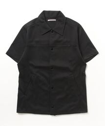 BLUE TORNADO | BLUE TORNADO∴メランジカノコ胸切替半袖コーチジャケット(シャツ/ブラウス)