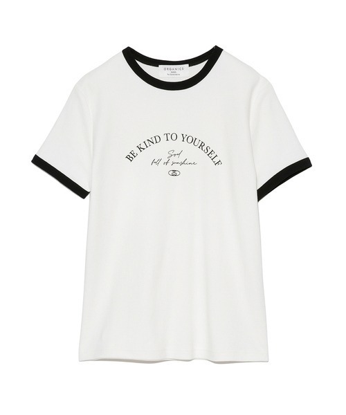 SNIDEL（スナイデル）の「ORGANICSリンガーTシャツ（Tシャツ