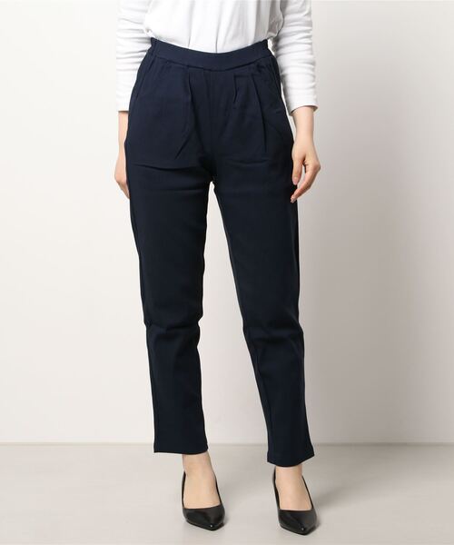 KOBE LETTUCE(コウベレタス)の「スーパーストレッチテーパードパンツ(その他パンツ・レディース・ベージュ/ネイビー/ブラック/オフホワイト/ピンク/チャコール・S/M/L/XL/S/S)」の20枚目の写真