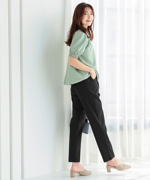 KOBE LETTUCE(コウベレタス)の「スーパーストレッチテーパードパンツ(その他パンツ・レディース・ベージュ/ネイビー/ブラック/オフホワイト/ピンク/チャコール・S/M/L/XL/S/S)」の12枚目の写真