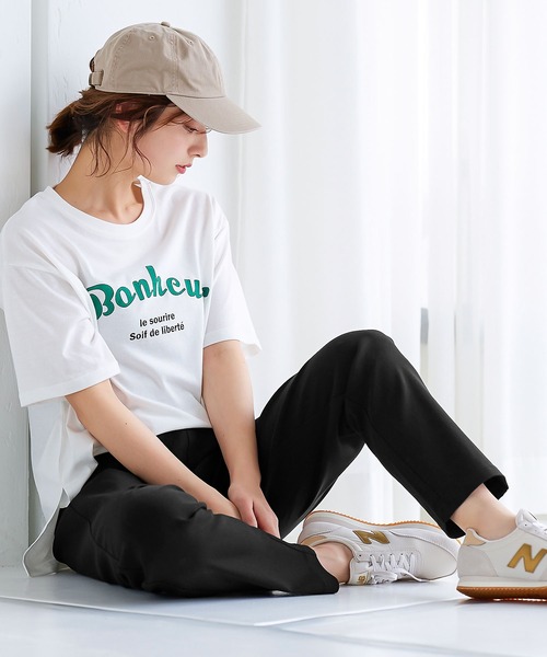 KOBE LETTUCE(コウベレタス)の「スーパーストレッチテーパードパンツ(その他パンツ・レディース・ベージュ/ネイビー/ブラック/オフホワイト/ピンク/チャコール・S/M/L/XL/S/S)」の13枚目の写真