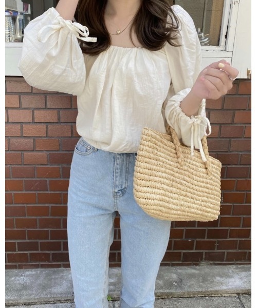 mood for a day（ムードフォーアデイ）の「like more denim/くるぶし丈デニム（デニムパンツ・レディース・ライトブルー・MEDIUM）」の10枚目の写真