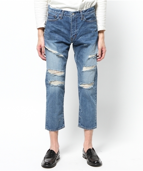 CIAOPANIC(チャオパニック)の「【Ciaopanic】レギュラーデニムジャスト(デニムパンツ・メンズ・ブルー・2/1/4/3/5)」の4枚目の写真