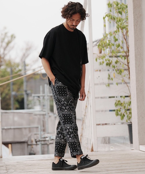 CAMBIO(カンビオ)の「mp10117-コットンリネンプリペラテーパードパンツ(その他パンツ・メンズ・ブラック/キナリ・S/M/L)」の16枚目の写真