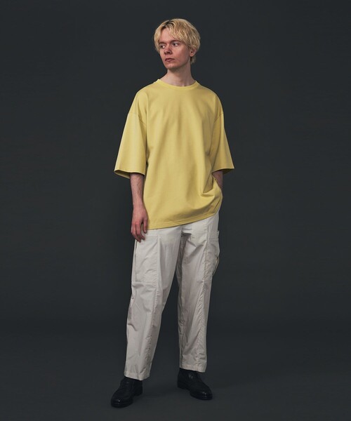 CITY TOKYO（シティトウキョウ）の「ツータックワイドカーゴパンツ（カーゴパンツ・メンズ・オフホワイト/カーキ・1/2）」の9枚目の写真