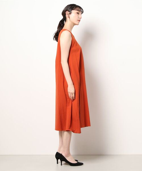 AMAIL(アマイル)の「Linen maron dress(ワンピース・レディース・アイボリー/オレンジ・FREE)」の20枚目の写真