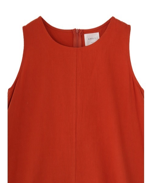 AMAIL(アマイル)の「Linen maron dress(ワンピース・レディース・アイボリー/オレンジ・FREE)」の15枚目の写真