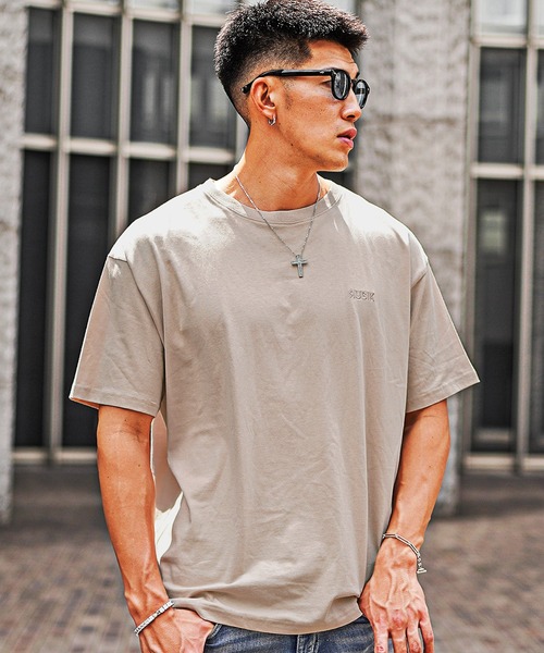 JOKER(ジョーカー)の「ルーズシルエットTシャツ メンズ 春服(Tシャツ/カットソー・メンズ・パープル/グレー/アイボリー/ベージュ/ブラック・XL/L/M)」の4枚目の写真