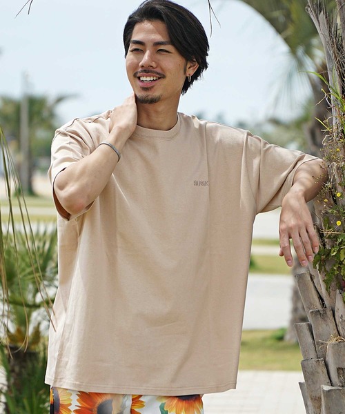 JOKER(ジョーカー)の「ルーズシルエットTシャツ メンズ 春服(Tシャツ/カットソー・メンズ・パープル/グレー/アイボリー/ベージュ/ブラック・XL/L/M)」の9枚目の写真