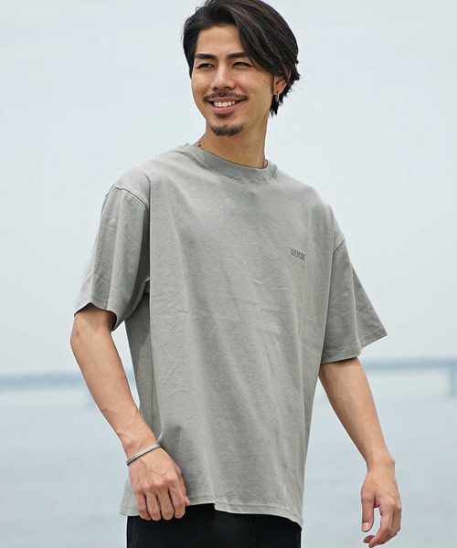 JOKER(ジョーカー)の「ルーズシルエットTシャツ メンズ 春服(Tシャツ/カットソー・メンズ・パープル/グレー/アイボリー/ベージュ/ブラック・XL/L/M)」の16枚目の写真