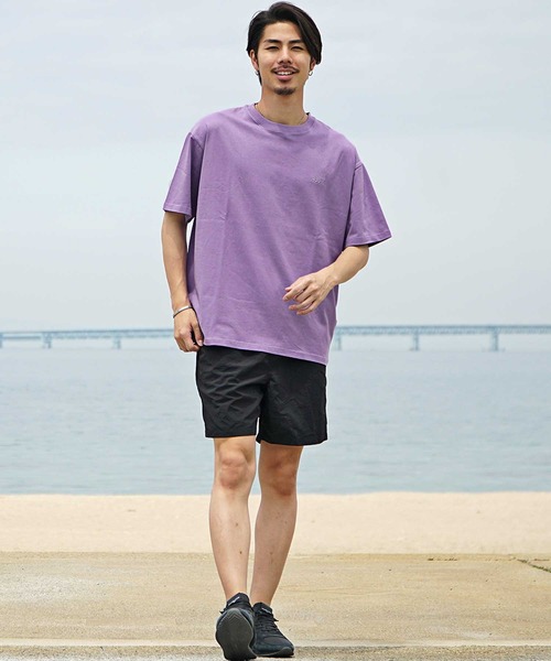 JOKER(ジョーカー)の「ルーズシルエットTシャツ メンズ 春服(Tシャツ/カットソー・メンズ・パープル/グレー/アイボリー/ベージュ/ブラック・XL/L/M)」の7枚目の写真