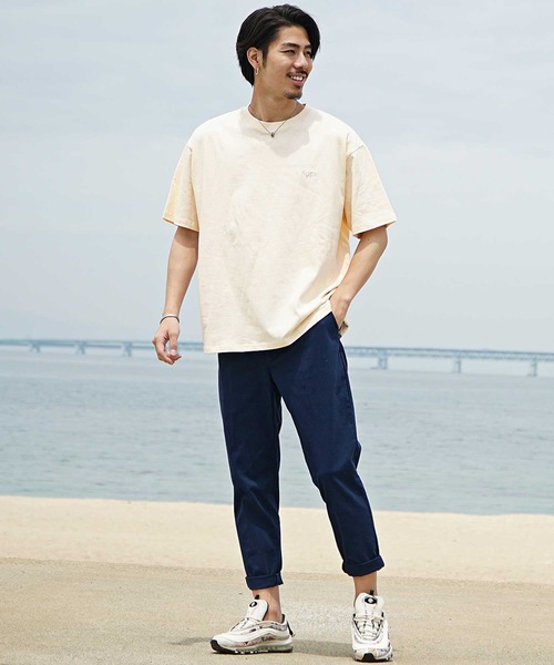 JOKER(ジョーカー)の「ルーズシルエットTシャツ メンズ 春服(Tシャツ/カットソー・メンズ・パープル/グレー/アイボリー/ベージュ/ブラック・XL/L/M)」の14枚目の写真