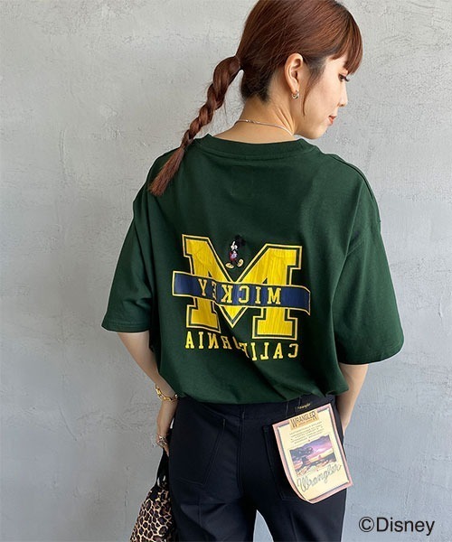 セール Disney ディズニー 別注 ロゴプリントtシャツ ミッキーマウス Tシャツ カットソー Jeans Factory ジーンズファクトリー のファッション通販 Zozotown
