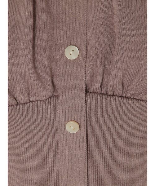 MERCURYDUO(マーキュリーデュオ)の「ビスチェ風フロントボタンニット(ニット/セーター・レディース・オフホワイト/ブラック/ピンク/ラベンダー・FREE)」の9枚目の写真