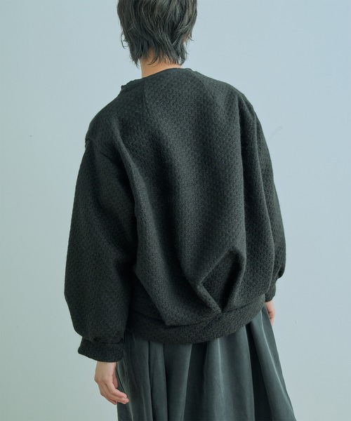 Kelen(ケレン)の「「KELEN / ケレン」BAUM / MOCK NECK JACQUARD COAT(ダウンジャケット/コート・レディース・ブラック/クリーム・S/M)」の7枚目の写真