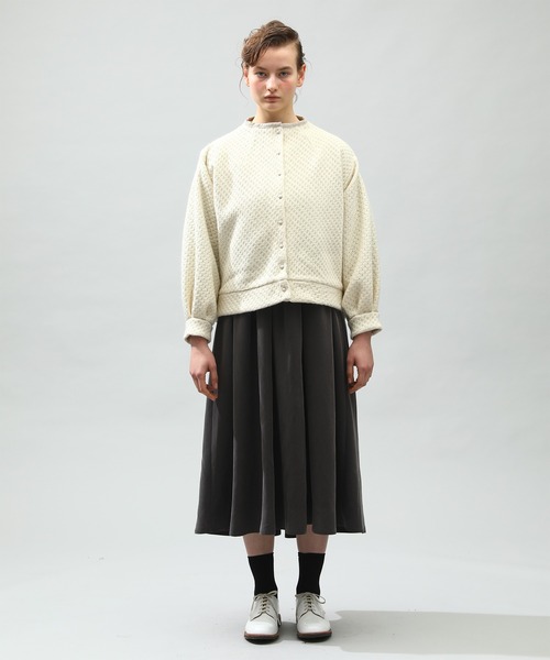 Kelen(ケレン)の「「KELEN / ケレン」BAUM / MOCK NECK JACQUARD COAT(ダウンジャケット/コート・レディース・ブラック/クリーム・S/M)」の21枚目の写真