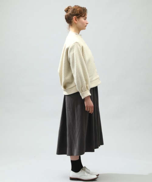 Kelen(ケレン)の「「KELEN / ケレン」BAUM / MOCK NECK JACQUARD COAT(ダウンジャケット/コート・レディース・ブラック/クリーム・S/M)」の18枚目の写真