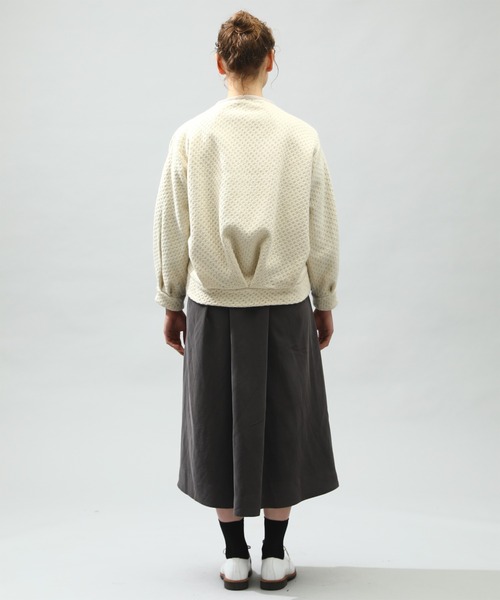 Kelen(ケレン)の「「KELEN / ケレン」BAUM / MOCK NECK JACQUARD COAT(ダウンジャケット/コート・レディース・ブラック/クリーム・S/M)」の11枚目の写真