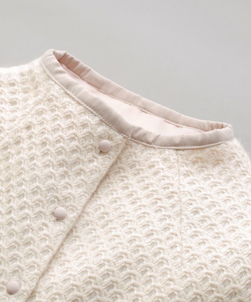 Kelen(ケレン)の「「KELEN / ケレン」BAUM / MOCK NECK JACQUARD COAT(ダウンジャケット/コート・レディース・ブラック/クリーム・S/M)」の22枚目の写真