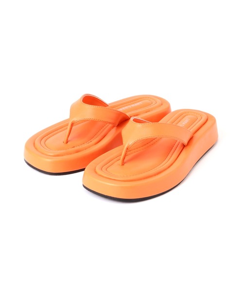 FREE'S MART(フリーズマート)の「セットイントングサンダル(サンダル・レディース・ブラック/ホワイト/オレンジ・MEDIUM/SMALL)」の11枚目の写真