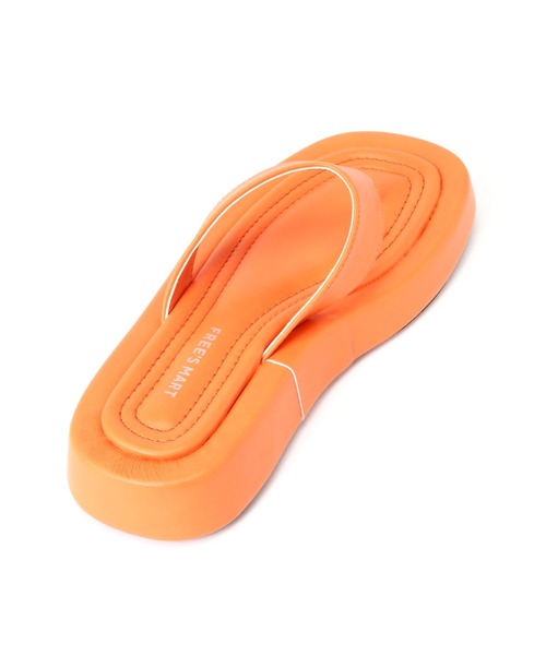 FREE'S MART(フリーズマート)の「セットイントングサンダル(サンダル・レディース・ブラック/ホワイト/オレンジ・MEDIUM/SMALL)」の12枚目の写真