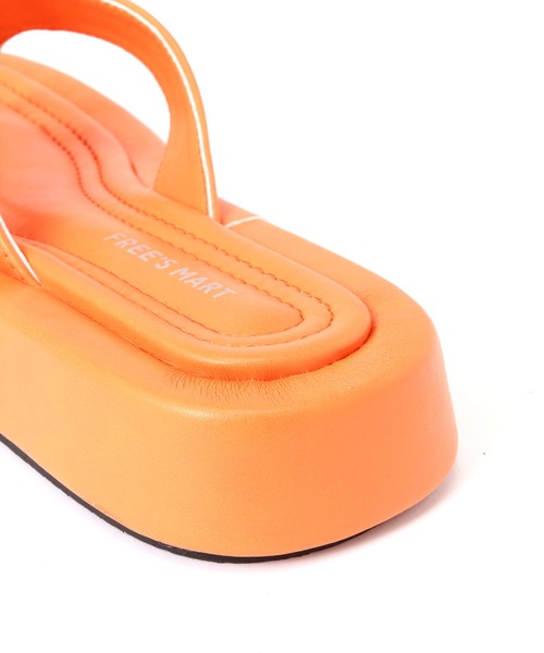 FREE'S MART(フリーズマート)の「セットイントングサンダル(サンダル・レディース・ブラック/ホワイト/オレンジ・MEDIUM/SMALL)」の15枚目の写真