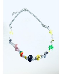 1004ST（イチマルマルヨンエスティー）の「【1004ST】スマイル ビーズ  パール ネックレス (MA)（ネックレス）」