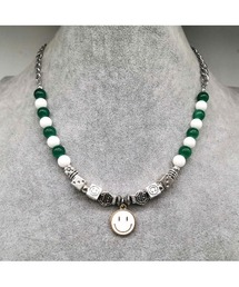 tone（トーン）の「【1004ST】スマイル ビーズ  パール ネックレス (MA)（ネックレス）」