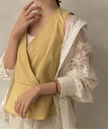 【apres jour clair】リネンライクトップス【ZOZOTOWN限定アイテム】