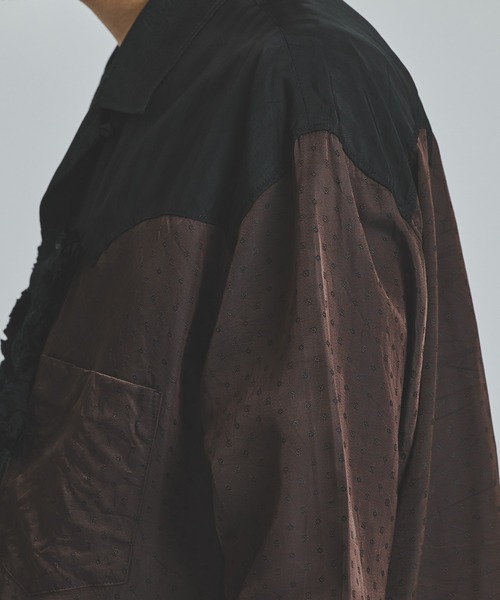 TOGA VIRILIS（トーガ ビリリース）の「Cupra jacquard shirt（シャツ