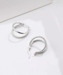 Auntie Rosa | ２重ハーフフープピアス(ピアス（両耳用）)