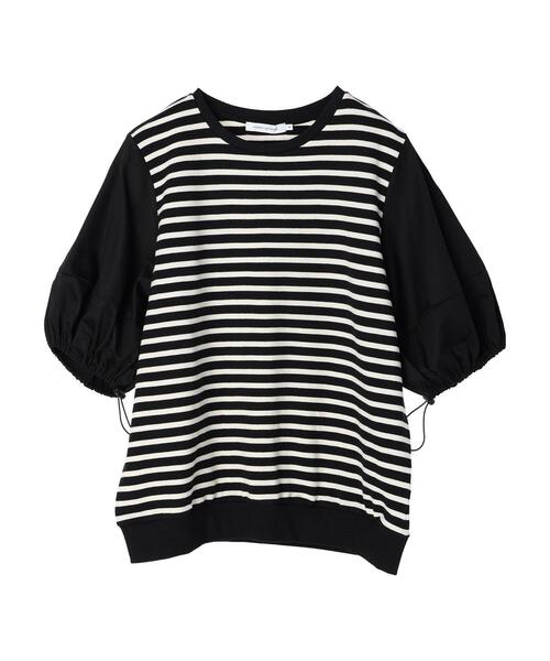 AMERICAN HOLIC(アメリカンホリック)の「袖ドロストドッキングプルオーバー(Tシャツ/カットソー・レディース・ライトグレー/その他7・M/L)」の6枚目の写真