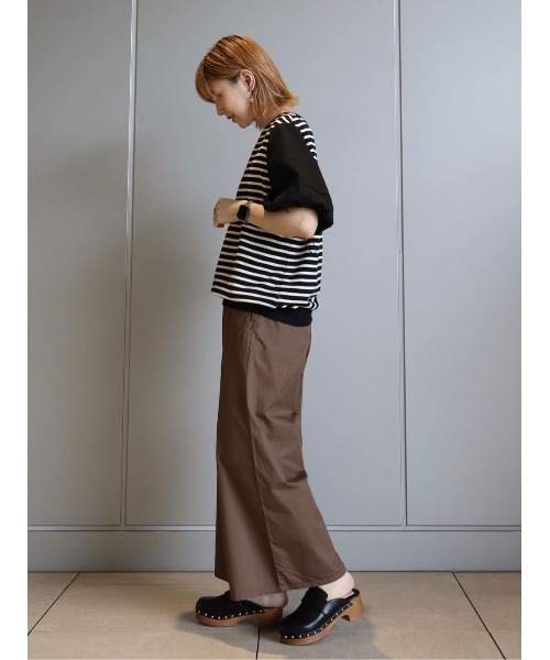 AMERICAN HOLIC(アメリカンホリック)の「袖ドロストドッキングプルオーバー(Tシャツ/カットソー・レディース・ライトグレー/その他7・M/L)」の5枚目の写真