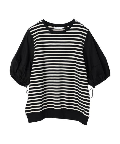 AMERICAN HOLIC(アメリカンホリック)の「袖ドロストドッキングプルオーバー(Tシャツ/カットソー・レディース・ライトグレー/その他7・M/L)」の4枚目の写真