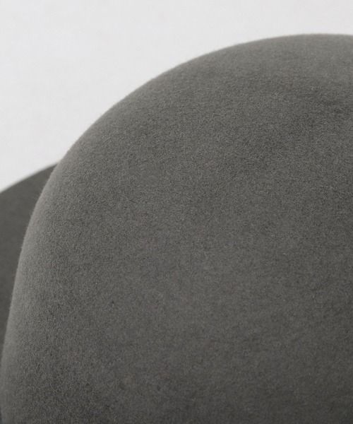 Ruben（ルーベン）の「ミドルブリム オープンクラウンハット / マウンテンハット / 中折れハット / ウールハット / つば広（ハット・メンズ・ブラック/グレー/カーキ・FREE）」の16枚目の写真