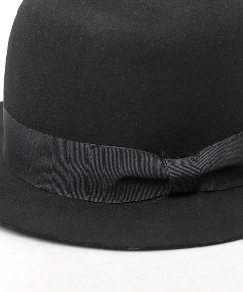Ruben（ルーベン）の「ミドルブリム オープンクラウンハット / マウンテンハット / 中折れハット / ウールハット / つば広（ハット・メンズ・ブラック/グレー/カーキ・FREE）」の17枚目の写真
