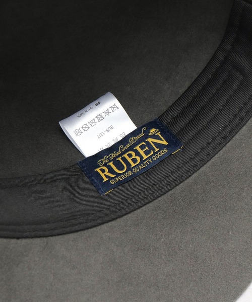 Ruben（ルーベン）の「ミドルブリム オープンクラウンハット / マウンテンハット / 中折れハット / ウールハット / つば広（ハット・メンズ・ブラック/グレー/カーキ・FREE）」の20枚目の写真