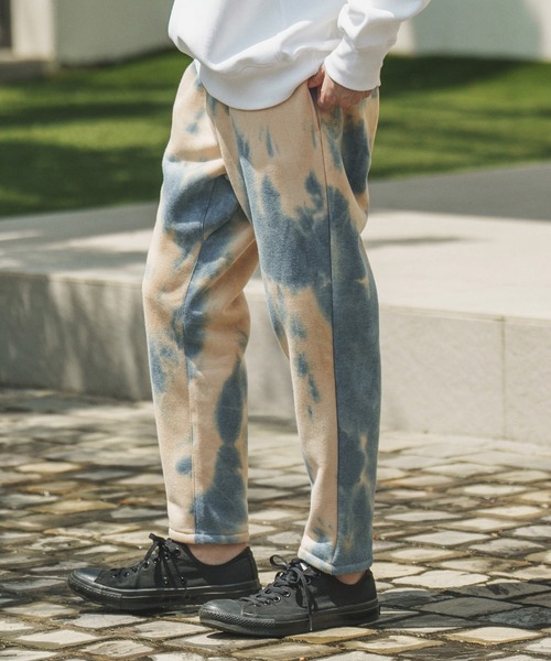 CAMBIO（カンビオ）の「mp10418-Tie dye Sweat Pants スウェットパンツ（スウェットパンツ・メンズ・ブルー系その他/ブラック系その他/キナリ・L/M/S）」の10枚目の写真