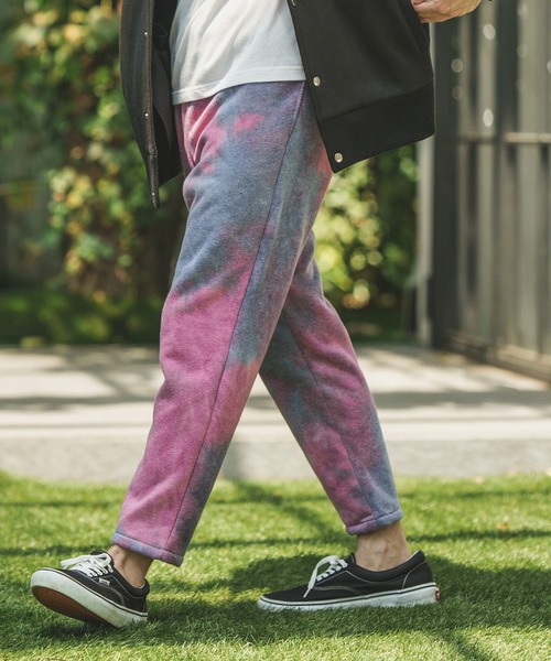 CAMBIO（カンビオ）の「mp10418-Tie dye Sweat Pants スウェットパンツ（スウェットパンツ・メンズ・ブルー系その他/ブラック系その他/キナリ・L/M/S）」の17枚目の写真