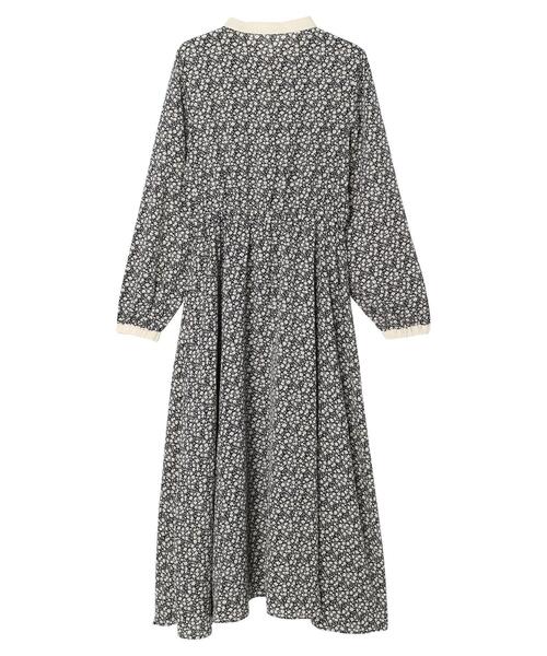 ELENCARE DUE(エレンカーレデュエ)の「・ELENCARE DUE フラワー×ピンタックワンピ(ワンピース・レディース・ブラック/ブラウン/オフホワイト/ライトカーキ・FREE)」の11枚目の写真